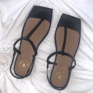 New Missguided Square Top Sandals